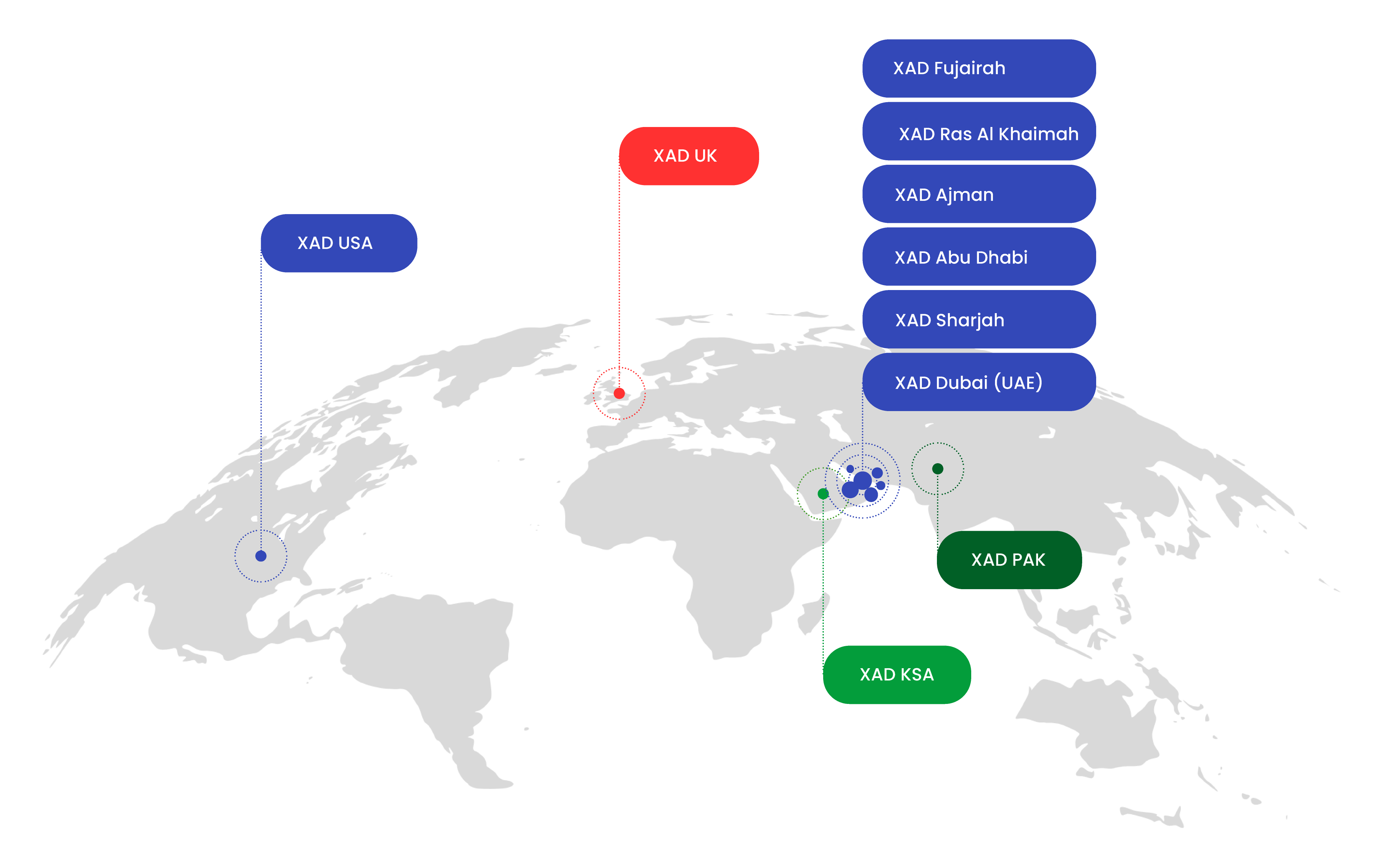 Global Map Contact Points